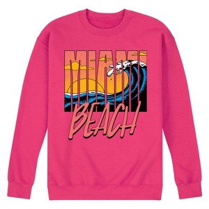 Men's - Instant Message - Men's Crew Neck Fleece Pullover Graphic Fleece Sweatshirt - 1 of 4