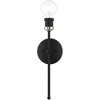 Livex Lighting Lansdale 1 - Light Sconce in  Black/Brushed Nickel - 4 of 4