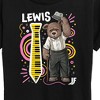 Women's - IF Movie - Lewis Bear Keyboard Tie Short Sleeve Graphic T-Shirt - 2 of 4