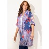 Catherines Women's Plus Size Luxe Georgette Long Duster - 4 of 4