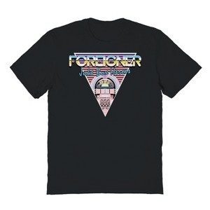 Foreigner Men's Juke Box Hero 80S Short Sleeve Graphic Cotton T-shirt - 1 of 1