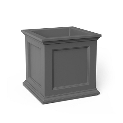 20" x 20" Fairfield Square Planter Graphite Gray - Mayne