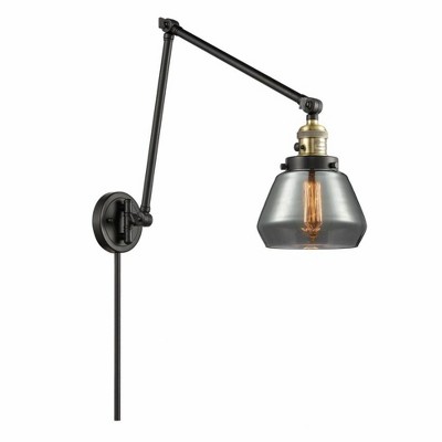 Fulton - 1 Light Double Extension Swing Arm Wall Sconce In Industrial Style-30 Inches Tall and 8 Inches Wide