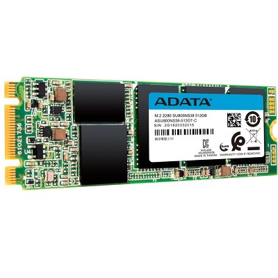 ADATA Ultimate Series: SU800 512GB SATA III 3D NAND M.2 2280 Internal Solid State Drive
