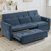 Merax 2-in-1 Three-Seater Sofa with Pull-Out Bed and Reversible Recliner - 2 of 4