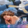 Aheaplus Modern Ceiling Fan with Dimmable Light - 4 of 4