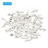 Unique Bargains Metal Bulk Elegant DIY Crafts Jewelry Making Initial Pendant 50 Pcs - 3 of 4