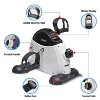 TRAKK Office Mini Exercise Bike, Under Desk Bike Pedal Exerciser Portable Foot Cycle Arm & Leg Peddler Machine with LCD Screen Displays - 3 of 4