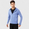Anna-Kaci Active Men's Lightweight Zip-Up Hooded Jacket with Thumbholes and UPF 50+ Protection - 3 of 4