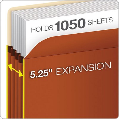 Redrope Expanding File Pocket with Manila Lining, 6.5" Expansion