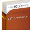Pendaflex Standard Expanding File Pockets, 5.25" Expansion, Letter Size, Red Fiber, 10/Box - 2 of 4
