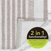 Briarwood Lane Everyday Hand Towel 26x18 Pink and White Stripe Hand Towel - 3 of 3