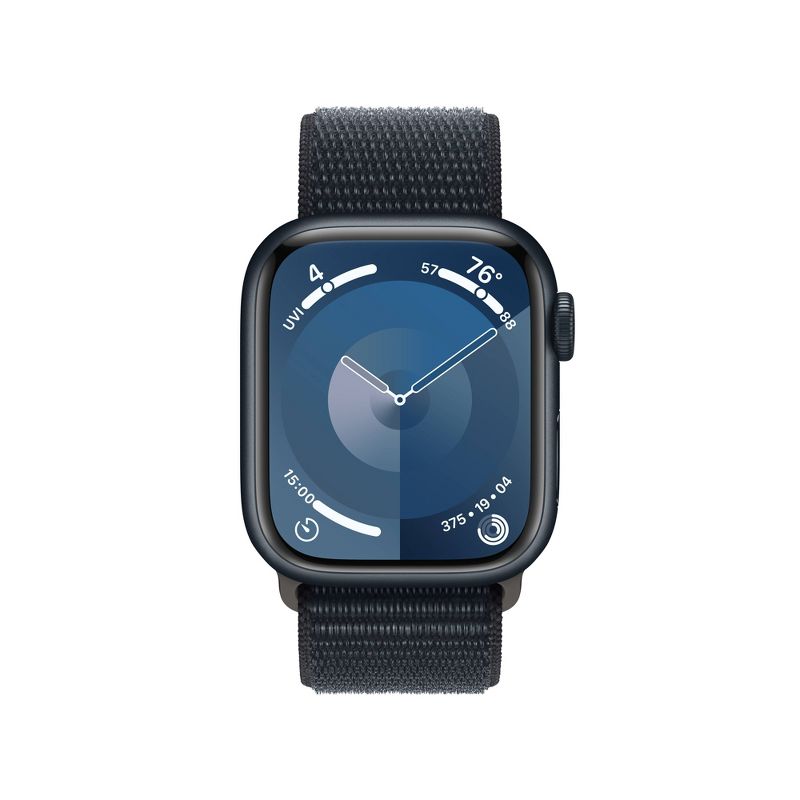 Apple Watch Series&#160;9 GPS + Cellular (2023) 45mm Midnight Aluminum Case with Midnight Sport Loop, 3 of 10