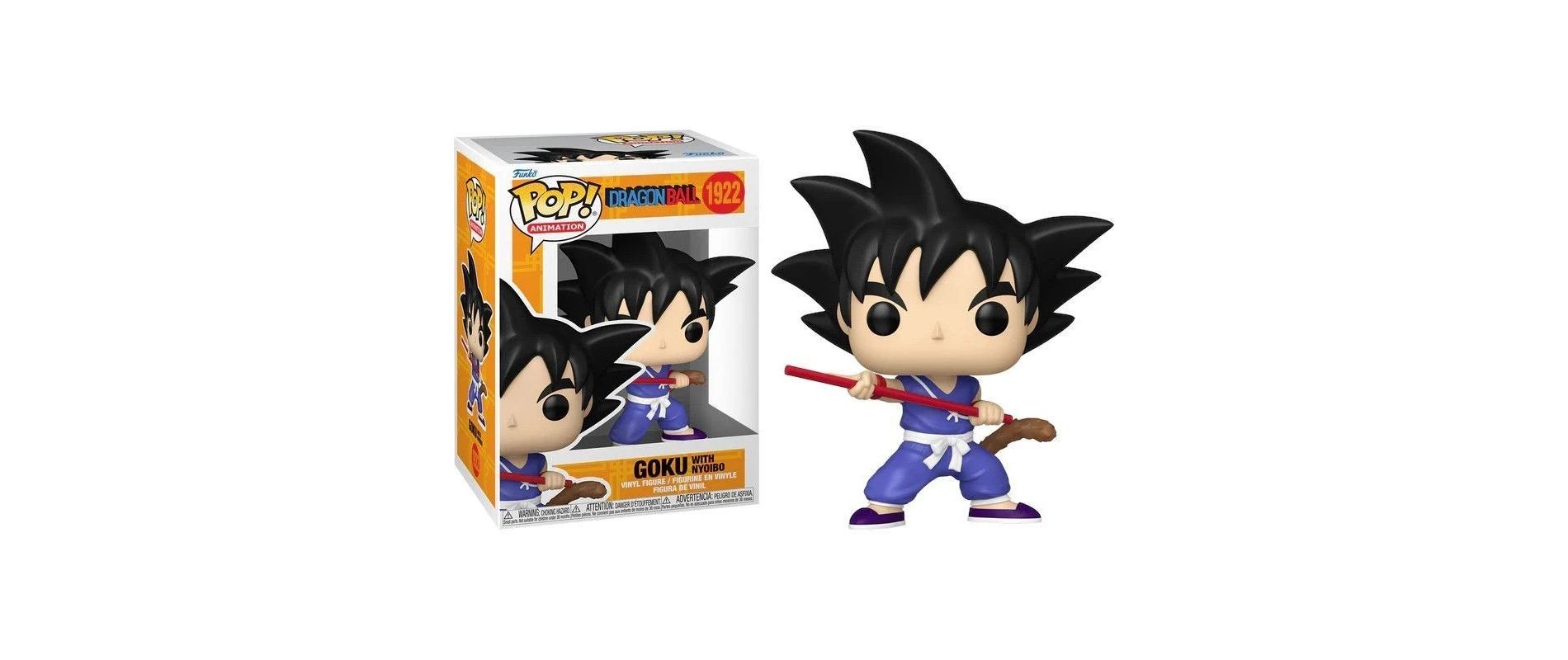 Funko Pop! Animation: Dragon Ball - Goku with Nyoibou - Vinyl Figure #1922 #83712
