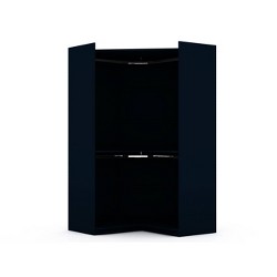 Mulberry 2 0 Corner Wardrobe Closet Manhattan Comfort Target