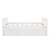 Daybed with Trundle and Drawers Twin Size White - 4 of 4