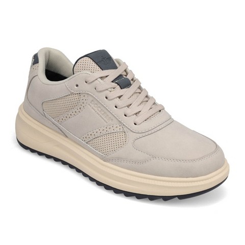 Dockers Mens Rave Nubuck Casual Sneaker, Light Grey, Size 9.5