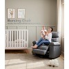 Faux PU Leather Manual Recliner Chair with Extra Plush 1.5X Sponge Comfort Arm and Back, Spacious Lazy Chair - 2 of 4