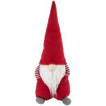 Northlight 20" Red and White "Hands in Pocket" Boy Christmas Gnome Decoration