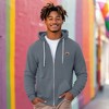Dalix Rainbow Embroidered Zip Hoodie Fleece Long Sleeve Pocket Warm Soft Mens - 3 of 4
