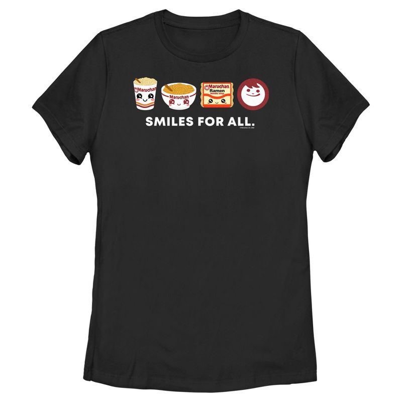 Women's Maruchan Smiles for All T-Shirt, 1 of 5