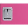 24" H Locker Storage Cabinet, Metal Locker Storage Cabinet w/ 1 Doors, Small Metal Locker,Lockable Storage Cabinet,for Employees,Office,Kids Locker - 3 of 4