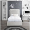 Meridian Furniture,Felix Linen Textured Fabric Bed - 3 of 4
