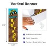 Big Dot of Happiness Smash and Crash - Monster Truck - Boy Birthday Party Front Door Decoration - Vertical Banner - 3 of 4