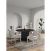 Manhattan Comfort 7pc Hathaway and Palmer Modern Dining Set Black/Ivory - 2 of 4