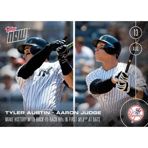 Topps Mlb Topps Now Card 351ny Yankees Tyler Austin Aaron Judge Trading Card Target