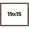 PosterPalooza | Classic Modern Brown Picture Frame - UV Acrylic, Backing Board, Hanging Hardware Included - 2 of 4
