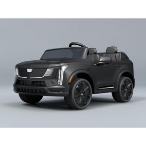 24V Licensed Cadillac Ride On Truck Car for Kids - 2 Seater Electric Vehicle w/Parent Remote Control, Smooth Start, for Boys Girls - 1 of 4