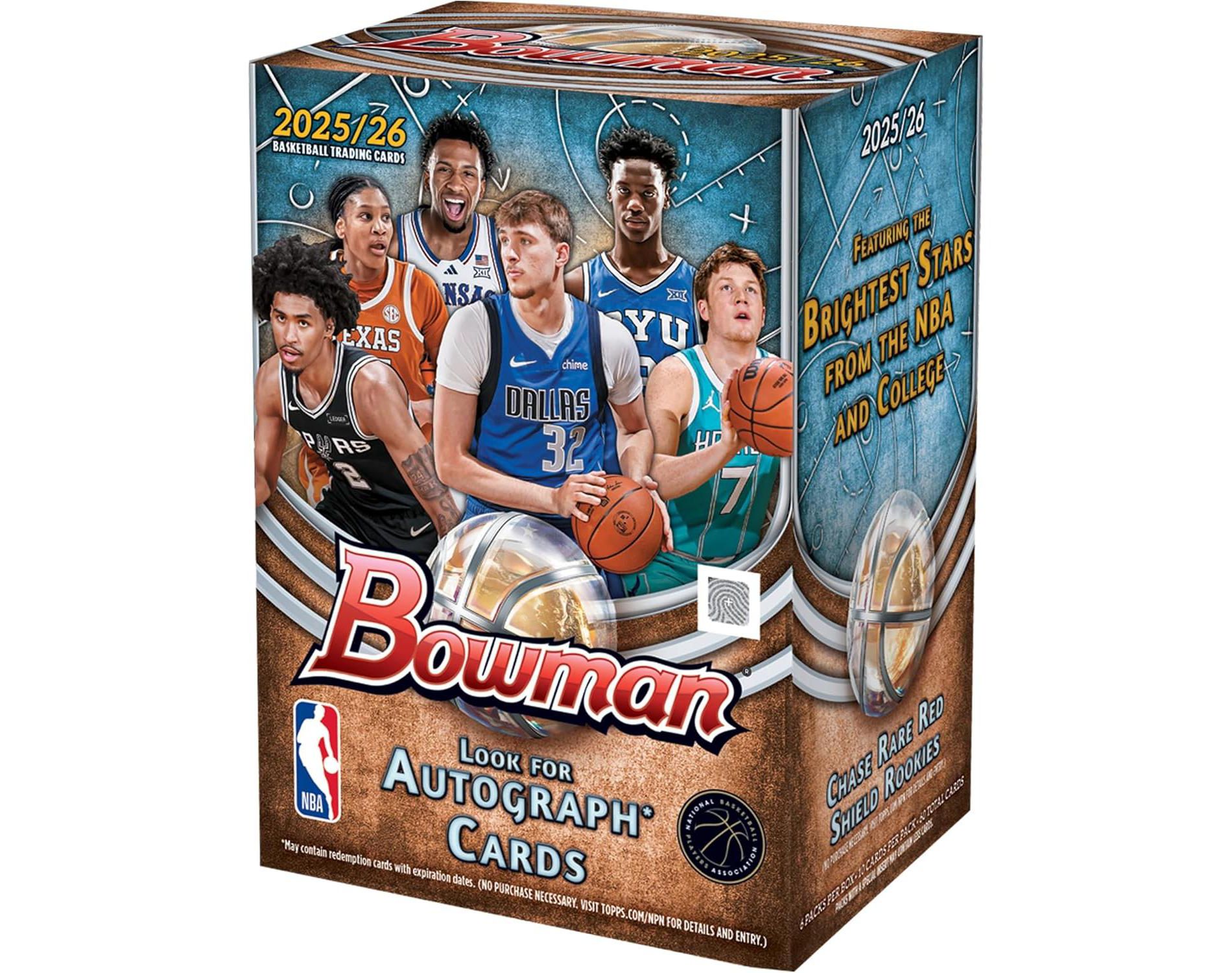 Topps 2025-26 Bowman Basketball Value Blaster Box