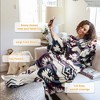 Catalonia Adult Wearable Fleece Blanket Snuggie with Foot Pockets, Super Soft Micro Plush Wrap Blanket Long Robe Loungewear, Cozy Gift for Woman Man - 2 of 4