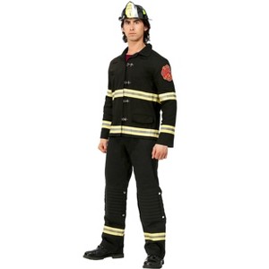 HalloweenCostumes.com Men's Firefighter Uniform Costume - 1 of 3