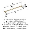 Amerock Farewind Appliance Pull for Large Panels and Oversized Cabinets - 3 of 4