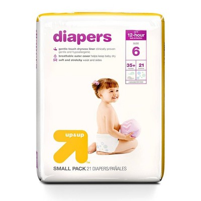Diapers Small Pack - Size 6 21ct - up & up™