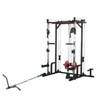 Naysaye Exercise Trainers Power Cage with LAT Pull Down and Storage 1400LBS Capacity for Garage and Home Gym Use, Orange, 32"*21"*6" - 2 of 4
