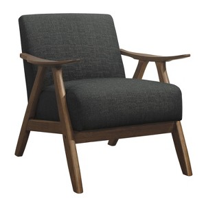NicBex Polyester Accent Chair,Upholstered Living Room Chairs with Walnut Finish Wood Cushion Backrest,Accent Chairs for Living Room - 1 of 4
