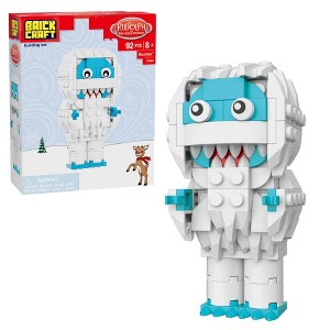 Brickcraft Rudolph The Red-Nosed Reindeer Bumble Figure 89-Piece Brickcraft Building Set - 1 of 4