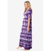 Dreams & Co. Women's Plus Size Long T-Shirt Lounger - 4 of 4