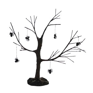 Department 56 Villages 9.5 Inch Spider Tree Halloween Snow Village Village Accessories - 1 of 3