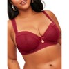 Adore Me Women's Cassandra Demi Bra 38g / Rhubarb Red. : Target