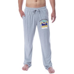 CBS Mens' South Park TV Cartman You Will Respect My Authority Pajama Pants Grey - 1 of 3