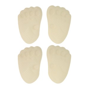 Unique Bargains Soft Anti-slip Forefoot Insole Pads 2 Pairs - 1 of 4