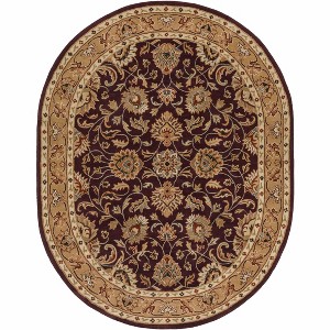 Hauteloom Cherryfield Burgundy 1024 Wool Area Rug - 1 of 4