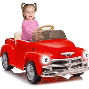 12V Kids Ride On Car, Battery Powered Electric Vehicle with Remote Control, Spring Suspension, Led Light for Toddler Boys Girls 3-8 - 1 of 4
