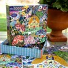 eeBoo Piece & Love: Cottage at Dusk - 1000 Piece Puzzle - Square Adult Jigsaw - 4 of 4
