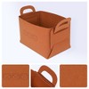 REGALWOVEN Chemical Fiber Collapsible Design Spacious Capacity Versatile Use Open Storage Bins 3 Pcs - 2 of 4