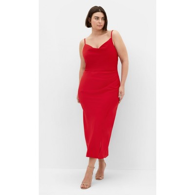 Women's Plus Size Mali Dress - red | CITY CHIC